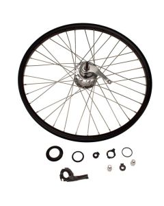 Baghjul Nexus 7 gear. 24" sort alu. Christiania baghjul
