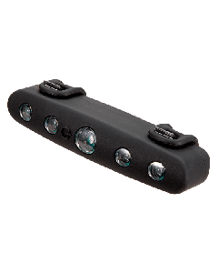 kraftig baglygte fra Mixbike m/5Led Sort