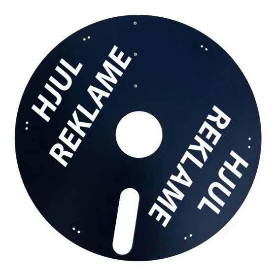 24" Plade til reklame på cykelhjul 1 stk